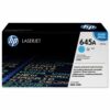 Hewlett Packard - HP Laser Toner Cartridge Cyan 645A C9731A