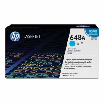 Hewlett Packard - HP Laser Toner Cartridge Cyan 648A CE261A