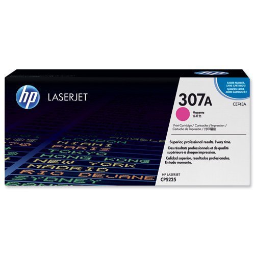 Hewlett Packard - HP Laser Toner Cartridge Magenta 307A CE743A