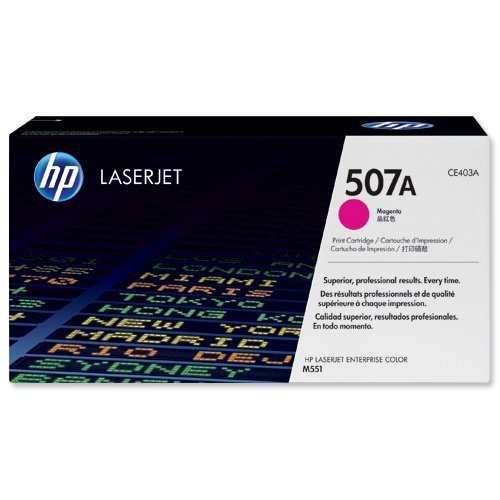 Hewlett Packard - HP Laser Toner Cartridge Magenta 507A CE403A