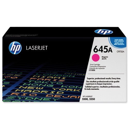 Hewlett Packard - HP Laser Toner Cartridge Magenta 645A C9733A