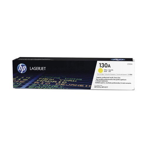 Hewlett Packard - HP Laser Toner Cartridge Yellow 130A CF352A