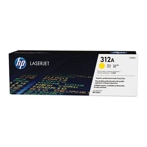 Hewlett Packard - HP Laser Toner Cartridge Yellow 312A CF382A