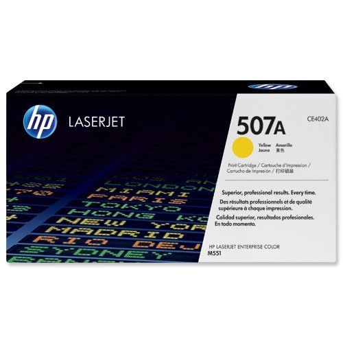 Hewlett Packard - HP Laser Toner Cartridge Yellow 507A CE402A