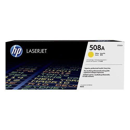 Hewlett Packard - HP Laser Toner Cartridge Yellow 508A CF362A