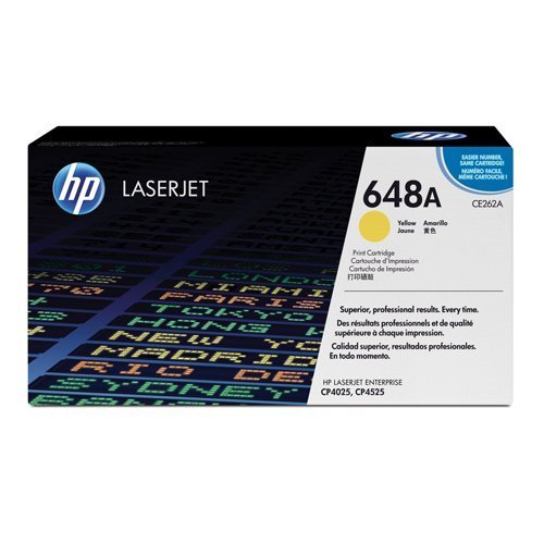 Hewlett Packard - HP Laser Toner Cartridge Yellow 648A CE262A