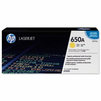 Hewlett Packard - HP Laser Toner Cartridge Yellow 650A CE272A
