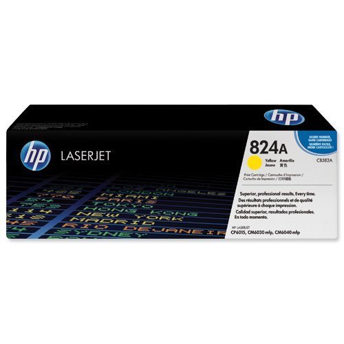 Hewlett Packard - HP Laser Toner Cartridge Yellow 824A CB382A