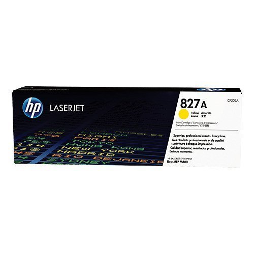 Hewlett Packard - HP Laser Toner Cartridge Yellow 827A CF302A