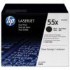 Hewlett Packard - HP Laser Toner Cartridges Black 55X CE255XD - Twin Pack
