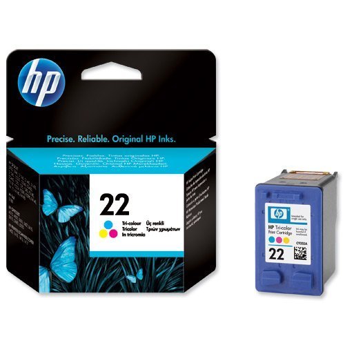 HP 22 Tri-Colour Ink Cartridge C9352AE