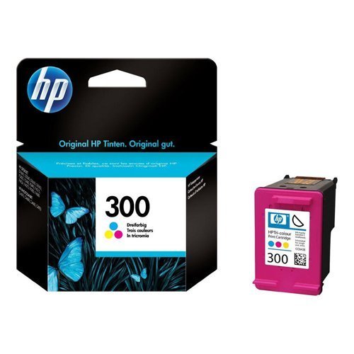 HP 300 Tri-Colour Ink Cartridge CC643EE