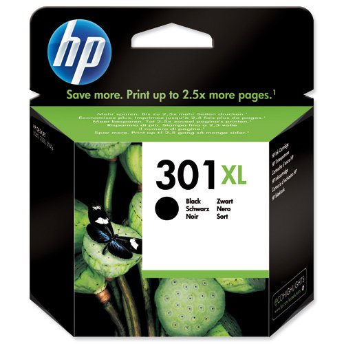 HP 301XL Black Ink Cartridge CH563EE