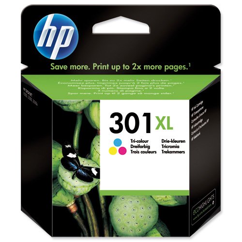 HP 301XL Tri-Colour Ink Cartridge CH564EE