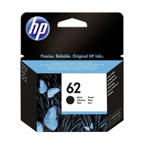 HP 62 Black Ink Cartridge C2P04AE