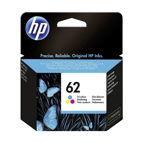 HP 62 Tri-Colour Ink Cartridge C2P06AE