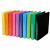Iderama Ring Binders Pressboard A4 Assorted 54929E - Pack 10