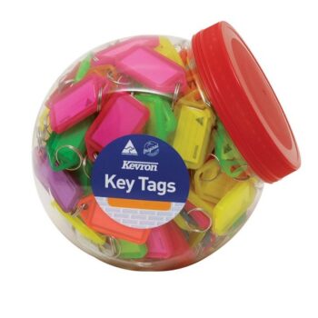Kevron Clicktags 56x30mm Assorted ID5AC150 - Pack 150