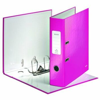 Leitz WOW Lever Arch Files Pink A4 10050023 - Pack 10