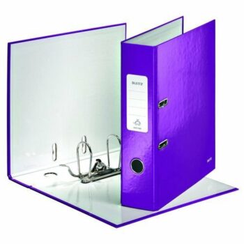 Leitz WOW Lever Arch Files Purple A4 10050062 - Pack 10