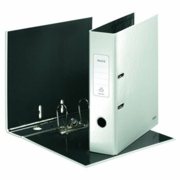 Leitz WOW Lever Arch Files White A4 10050001 - Pack 10