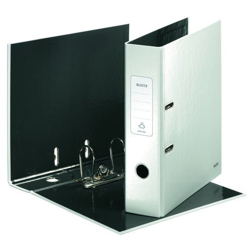 Leitz WOW Lever Arch Files White A4 10050001 - Pack 10