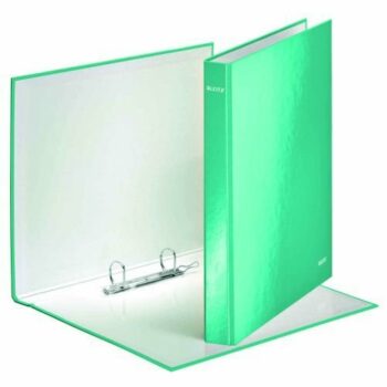 Leitz WOW Ring Binders Ice Blue A4 42410051 - Pack 10