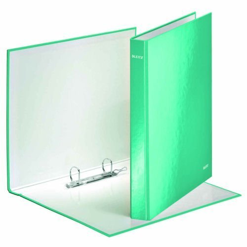 Leitz WOW Ring Binders Ice Blue A4 42410051 - Pack 10