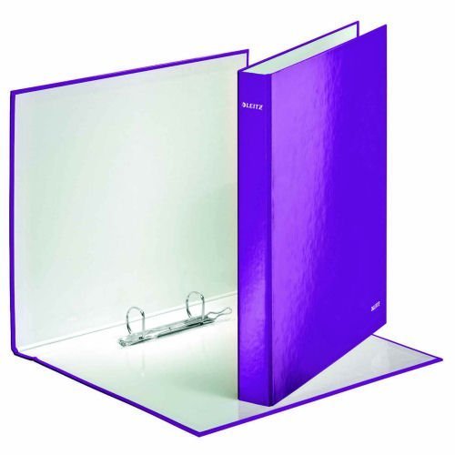 Leitz WOW Ring Binders Purple A4 42410062 - Pack 10