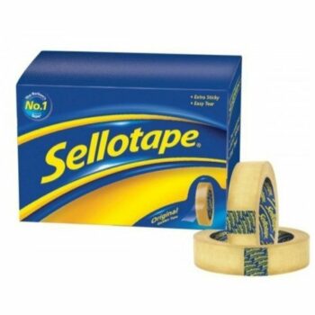 Buy the Sellotape Original Golden Tape in a convenient pack of 6 featuring 24mm x 66m rolls perfect for all your crafting and packaging needs. This high-quality adhesive tape ensures a strong bond and is ideal for home office and school use.