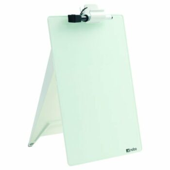 Discover the Nobo Glassboard Easel measuring 216x297mm perfect for presentations and brainstorming sessions. This stylish and functional easel features a sleek glass surface that enhances any workspace.