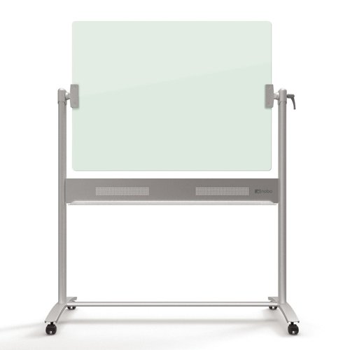 Discover the Nobo Mobile Glassboard measuring 1200x900mm perfect for collaborative spaces and presentations. This stylish and versatile glass whiteboard enhances any office environment while providing a smooth writing surface.