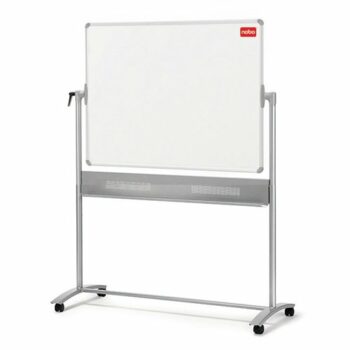 Discover the Nobo Classic Steel Mobile Board measuring 1200x900mm perfect for presentations and brainstorming sessions. This versatile whiteboard features a sturdy mobile design making it ideal for any office or classroom setting.