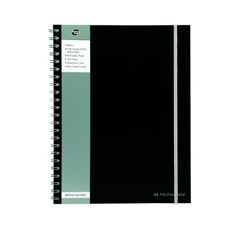 Shop the Pukka Pad Poly Wirebound A4 Notebook (Pack of 3) for durable and stylish note-taking. Perfect for students and professionals these notebooks feature a robust poly cover and high-quality paper for all your writing needs.