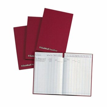 Shop the Guildhall Headliner Account Book 38/14Z part of the 38 Series featuring 14 cash columns for efficient financial tracking and organisation. Perfect for businesses and personal use this durable account book ensures your records are kept in order.