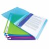Shop the Rapesco Flexi 20 Pocket Display Books in assorted colours perfect for organising and showcasing your documents. This pack of 10 is ideal for students and professionals looking for durable and stylish presentation solutions.