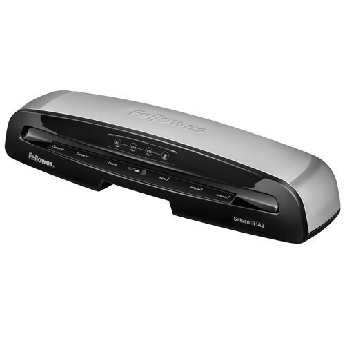 Discover the Fellowes Saturn 3i A3 Laminator 5736101 perfect for preserving and enhancing your documents with professional-quality lamination. Ideal for home or office use this user-friendly laminator delivers fast and efficient results for all your A3 laminating needs.