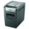 Discover the Rexel Momentum X410-SL Slimline Cross Cut Shredder model 2104573 designed for efficient document destruction with a P4 security rating perfect for home or office use.
