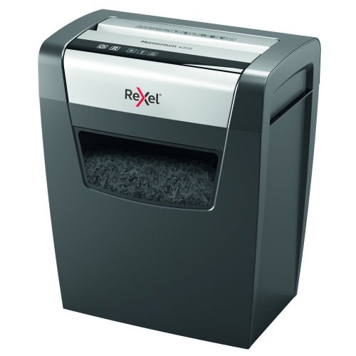 Discover the Rexel Momentum X312 Cross Cut P3 Shredder (2104572) designed for efficient document destruction with a P3 security level perfect for home or office use. This reliable shredder ensures your sensitive information is securely disposed of providing peace of mind.