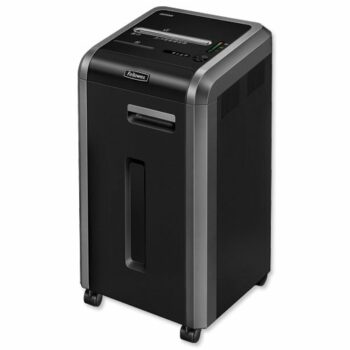 Discover the Fellowes Powershred 225Mi Micro-Cut Shredder model 4620101 designed for high-security document disposal with P-5 micro-cut technology ensuring your sensitive information is kept safe and secure.
