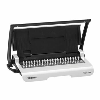 Discover the Fellowes Star+ 150 Comb Binder 5627501 perfect for creating professional-looking bound documents with ease. This user-friendly comb binder is ideal for home or office use ensuring your presentations and reports are neatly organised.