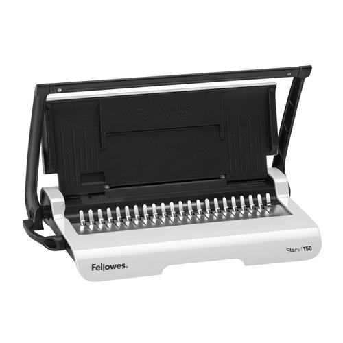 Discover the Fellowes Star+ 150 Comb Binder 5627501 perfect for creating professional-looking bound documents with ease. This user-friendly comb binder is ideal for home or office use ensuring your presentations and reports are neatly organised.