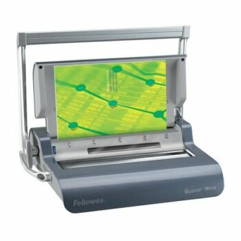 Discover the Fellowes Quasar Wire Binder 5224101 designed for professional-quality binding with a sleek finish. Perfect for creating polished presentations and reports this wire binder ensures your documents are securely bound and look impressive.