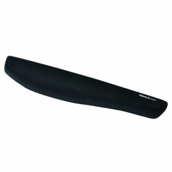 Enhance your typing comfort with the Fellowes PlushTouch Keyboard Black Wrist Support 9252103 designed to provide superior cushioning and support for your wrists during long hours of computer use.
