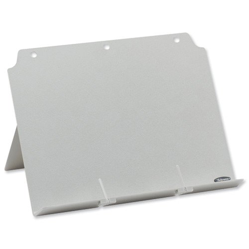 Enhance your workspace with the Fellowes Booklift Document Holder 21140 designed to elevate your documents for easy reading and improved posture. This sturdy and adjustable holder is perfect for books manuals and tablets making it an essential accessory for any office.