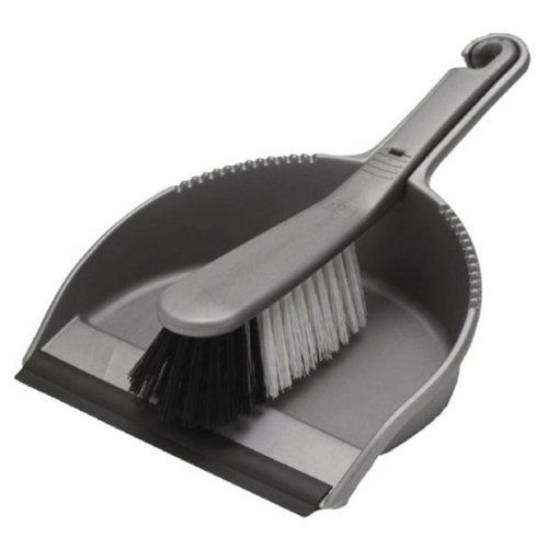 Shop the Addis Dustpan & Soft Brush Set in a stylish metallic finish perfect for efficient cleaning and modern home aesthetics. This durable set combines functionality with a sleek design making tidying up a breeze.