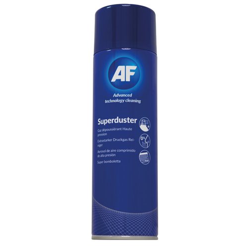 AF Super Duster 300ml SPD300 is a powerful compressed air duster perfect for cleaning delicate electronics and hard-to-reach areas. Keep your devices dust-free and functioning optimally with this efficient and easy-to-use cleaning solution.