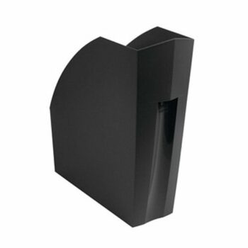 Shop the Exacompta Forever Magazine File in sleek black crafted from 100% recycled materials. Perfect for organising your documents and magazines sustainably.
