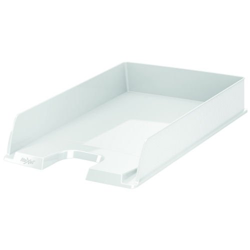 Shop the Rexel Choices Letter Tray in White designed for A4 documents perfect for keeping your workspace organised and stylish. This sleek letter tray (model 2115602) is ideal for home or office use ensuring your papers are neatly sorted.