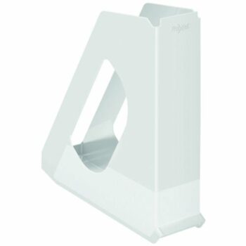 Shop the Rexel Choices Magazine File in White (2115606) for a stylish and practical solution to organise your documents and magazines. This sleek magazine file is perfect for home or office use adding a touch of elegance while keeping your space tidy.